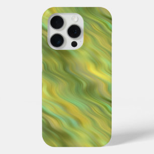 Sunflower Yellow Wavy Texture iPhone 15 Pro Case