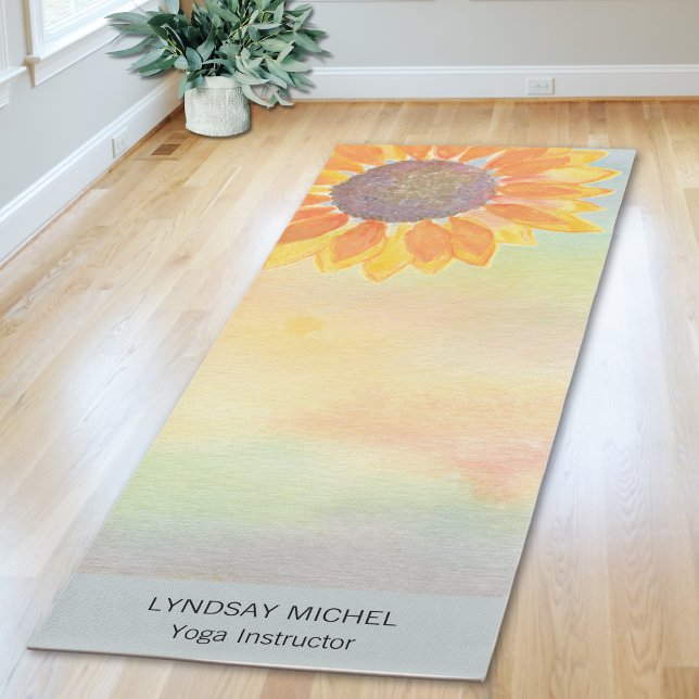 Sunflower Yoga Instructor Mat (Creator Uploaded)