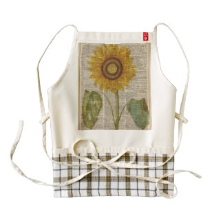 Sunflower Zazzle HEART Apron