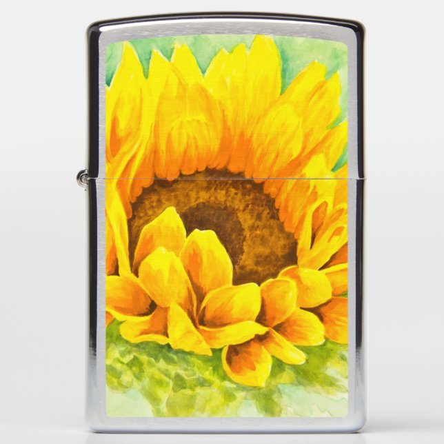 Sunflower Zippo Lighter (Front)