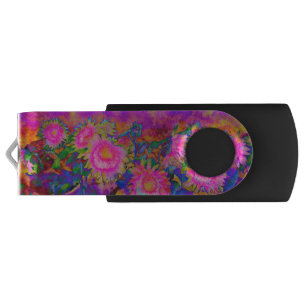 Sunflowerfields  - pink flash drive