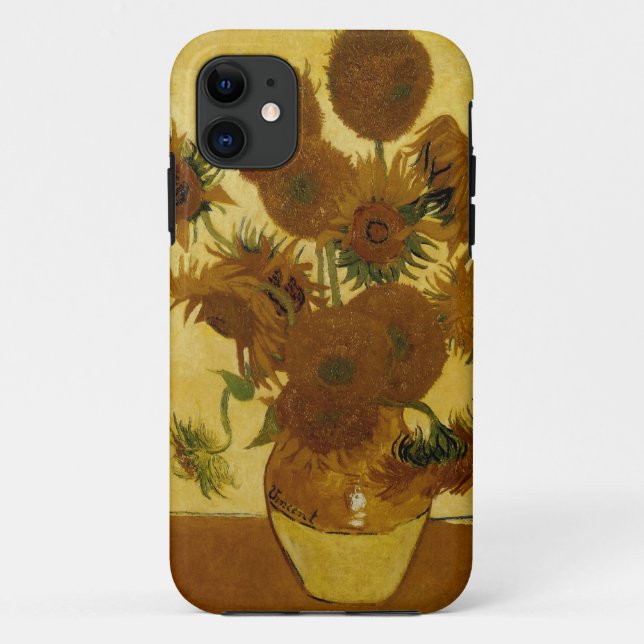 Sunflowers: 1888 by Van Gogh Case-Mate iPhone Case (Back)
