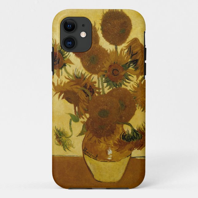 Sunflowers: 1888 by Van Gogh Case-Mate iPhone Case (Back)