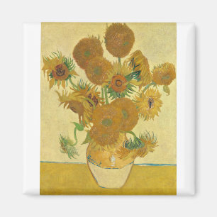 Sunflowers 1888 by Vincent van Gogh Magnet