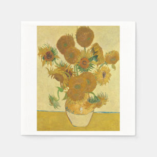 Sunflowers 1888 by Vincent van Gogh Napkins