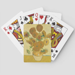 Sunflowers 1888 by Vincent van Gogh Poker Cards