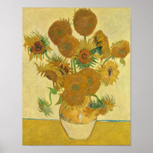 Sunflowers 1888 by Vincent van Gogh Poster