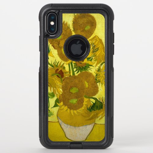 Sunflowers 1889 OtterBox commuter iPhone XS max case