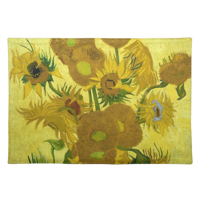 Sunflowers, 1889 placemat (Front)
