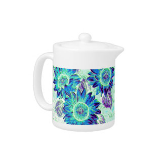 Sunflowers 1neg teapot