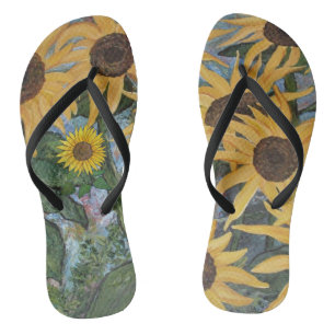 Sunflowers # 2 Flip Flop
