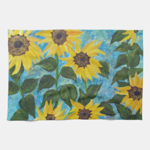 Sunflowers#3 Kitchen Towel