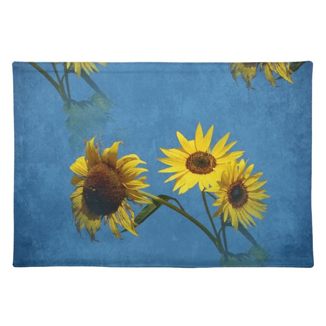 Sunflowers Abstract Placemat (Front)