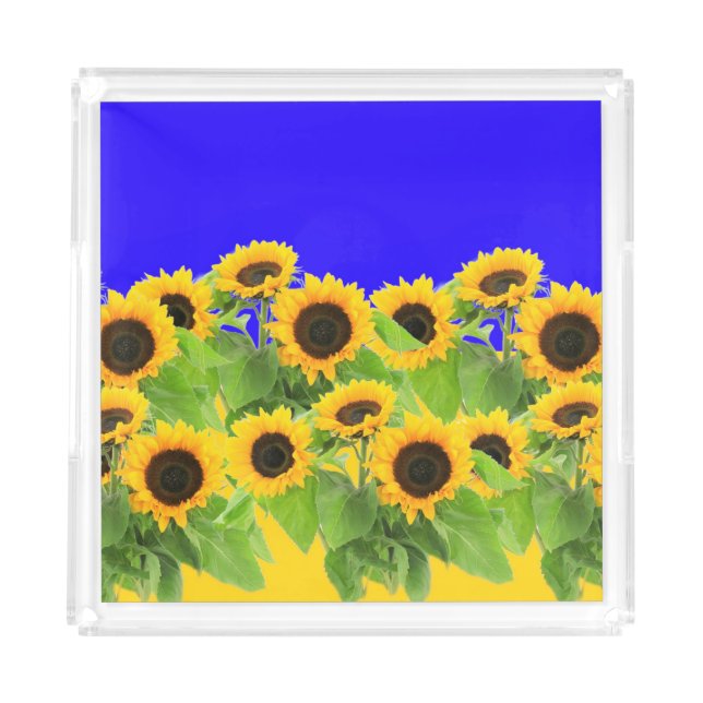 Sunflowers Acrylic Tray (Front)