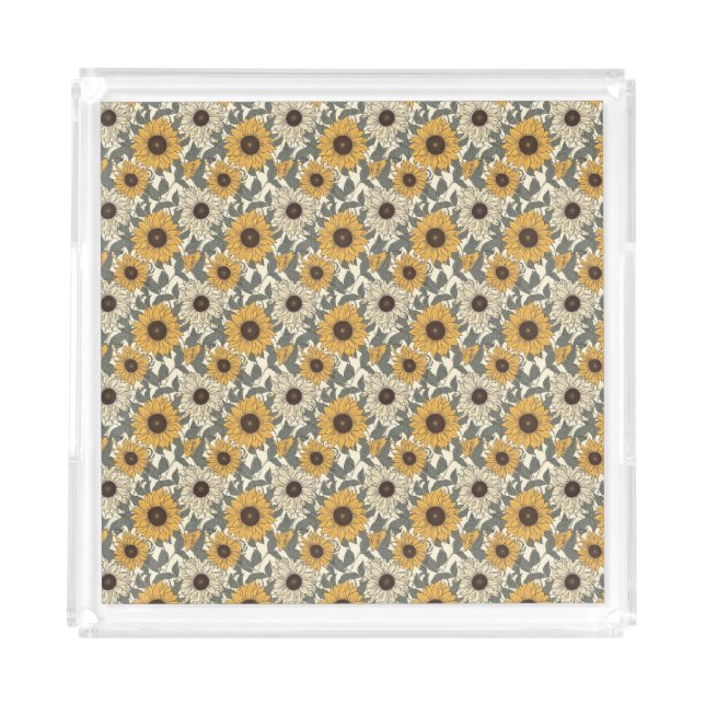 Sunflowers Acrylic Tray (Front)