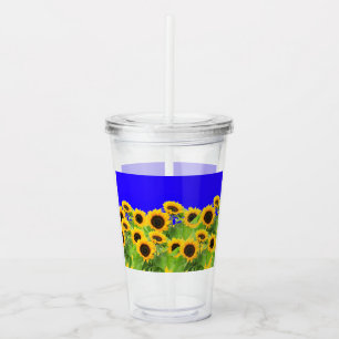 Sunflowers Acrylic Tumbler