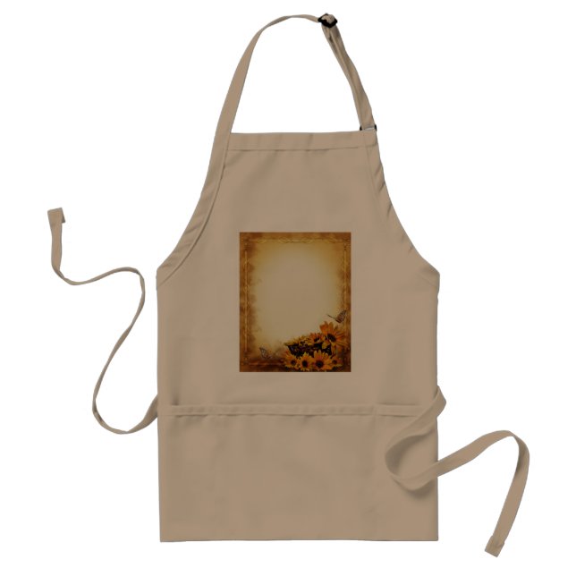 Sunflowers Adult Apron (Front)