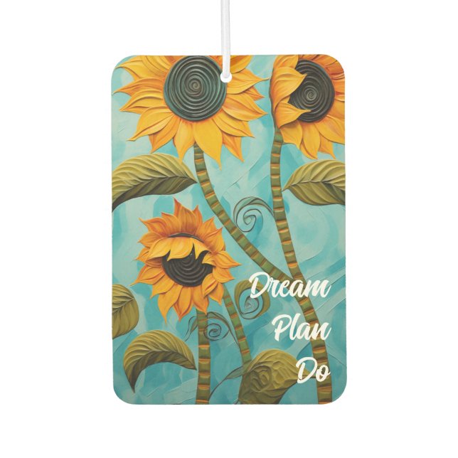 Sunflowers Air Freshener (Front)