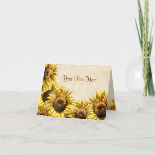 Sunflowers All Occasion Greeting Cards