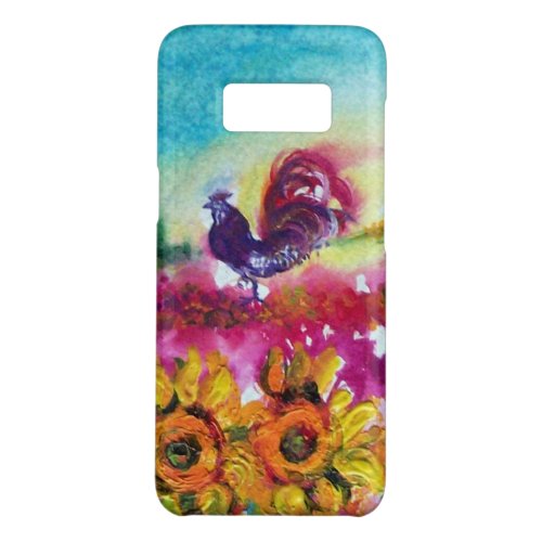 SUNFLOWERS AND BLACK ROOSTER Case_Mate SAMSUNG GALAXY S8 CASE