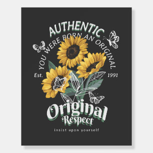 Sunflowers and Butterflies Graphic Foam Board