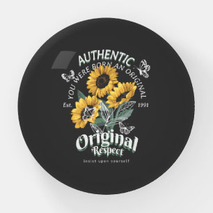 Sunflowers and Butterflies Graphic Paperweight