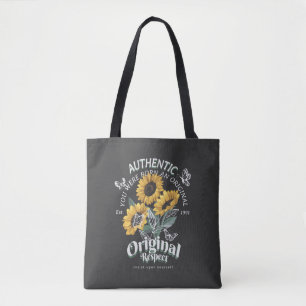 Sunflowers and Butterflies Graphic Tote Bag