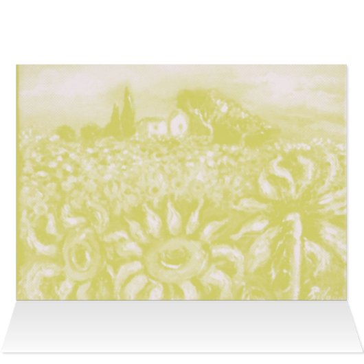 SUNFLOWERS AND COUNTRYSIDE IN TUSCANY (Inside Horizontal (Top))