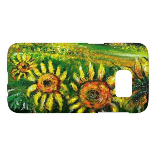 SUNFLOWERS AND COUNTRYSIDE IN TUSCANY SAMSUNG GALAXY S7 CASE