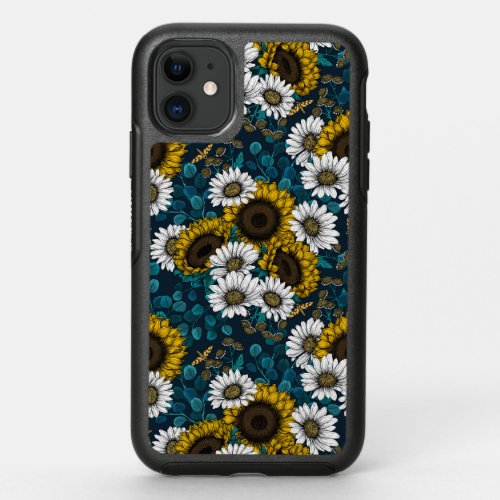 Sunflowers and daisies summer garden 2 OtterBox symmetry iPhone 11 case