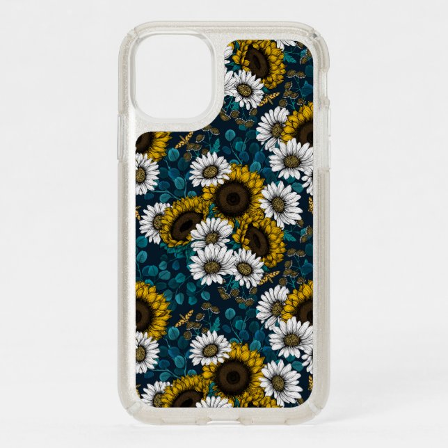 Sunflowers and daisies, summer garden 2 speck iPhone 11 case (Front)