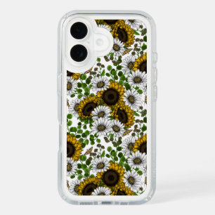 Sunflowers and daisies, summer garden 3 iPhone 16 case