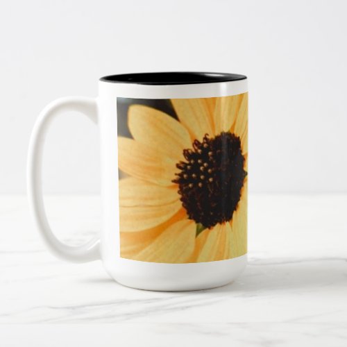 Sunflowers and me Two_Tone coffee mug