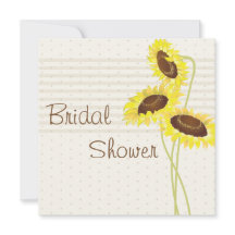 Sunflowers And Stripes Collection Bridal Shower