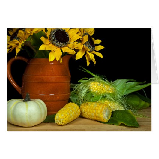 sunflowers and sweet corn cards (Front Horizontal)