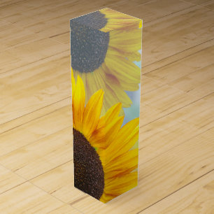 Sunflowers and Wine Box