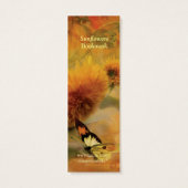 Sunflowers Art Bookmark (Back)