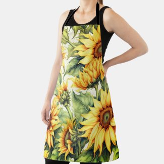 Sunflowers Art Pattern Design 