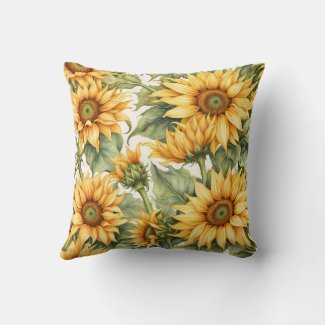 Sunflowers Art Pattern Design 