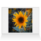 Sunflowers at Dusk Cards (Inside Horizontal (Top))
