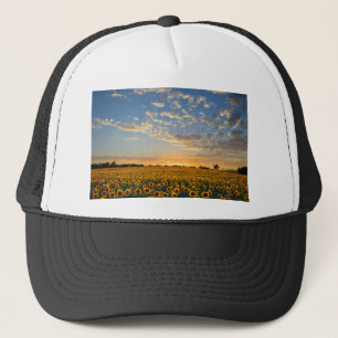 Sunflowers at Sunset Trucker Hat