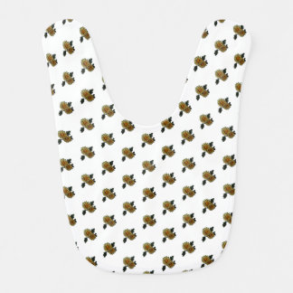 Sunflowers baby bib