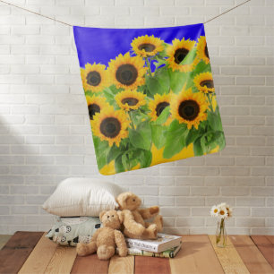 Sunflowers Baby Blanket
