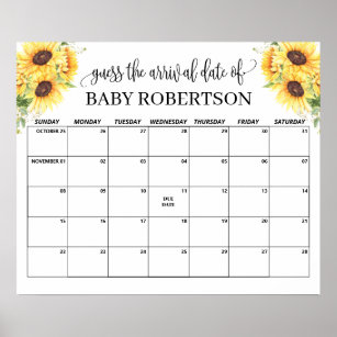 59+ Guess The Due Date Gifts Zazzle
