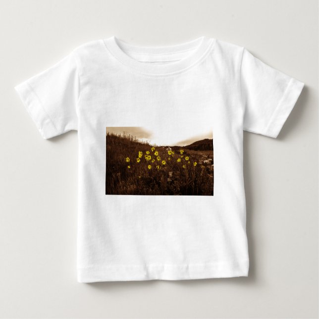 Sunflowers Baby T-Shirt (Front)