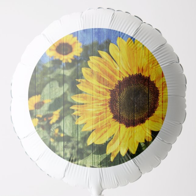 Sunflowers  balloon (Front)