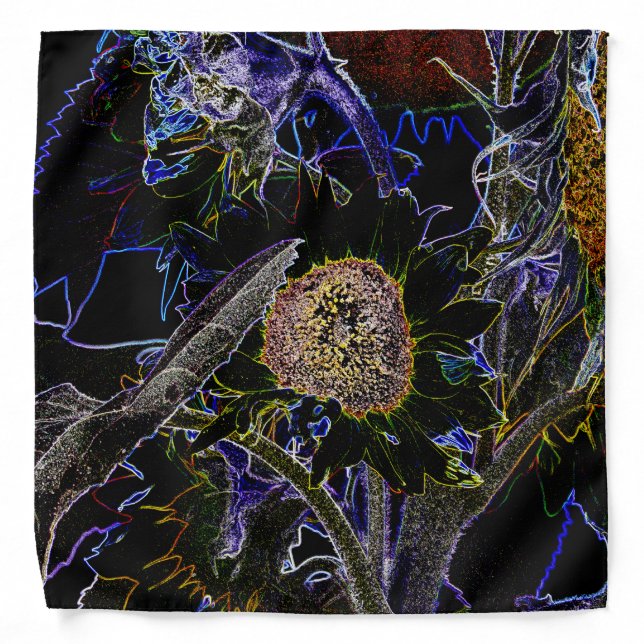 SUNFLOWERS BANDANA (Front)