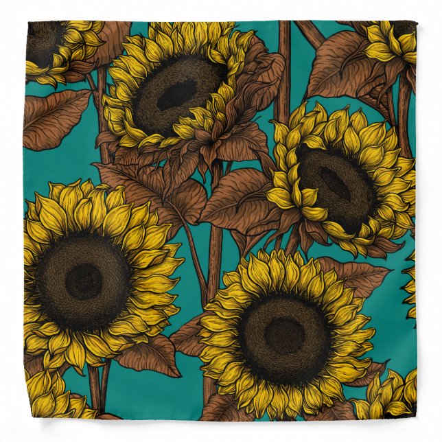 Sunflowers Bandana (Front)