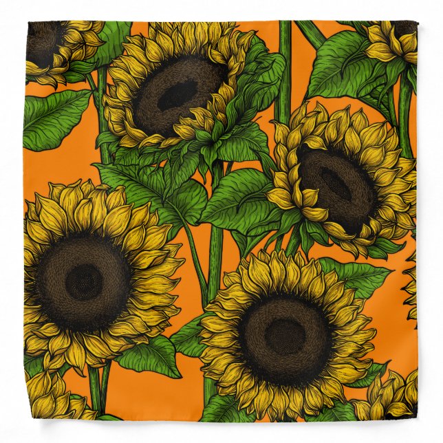 Sunflowers Bandana (Front)