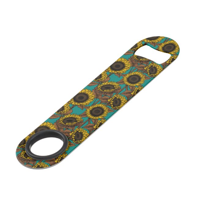 Sunflowers Bar Key (Front Angled)